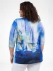 3/4-sleeve semi-fitted tunic sold by Claire France