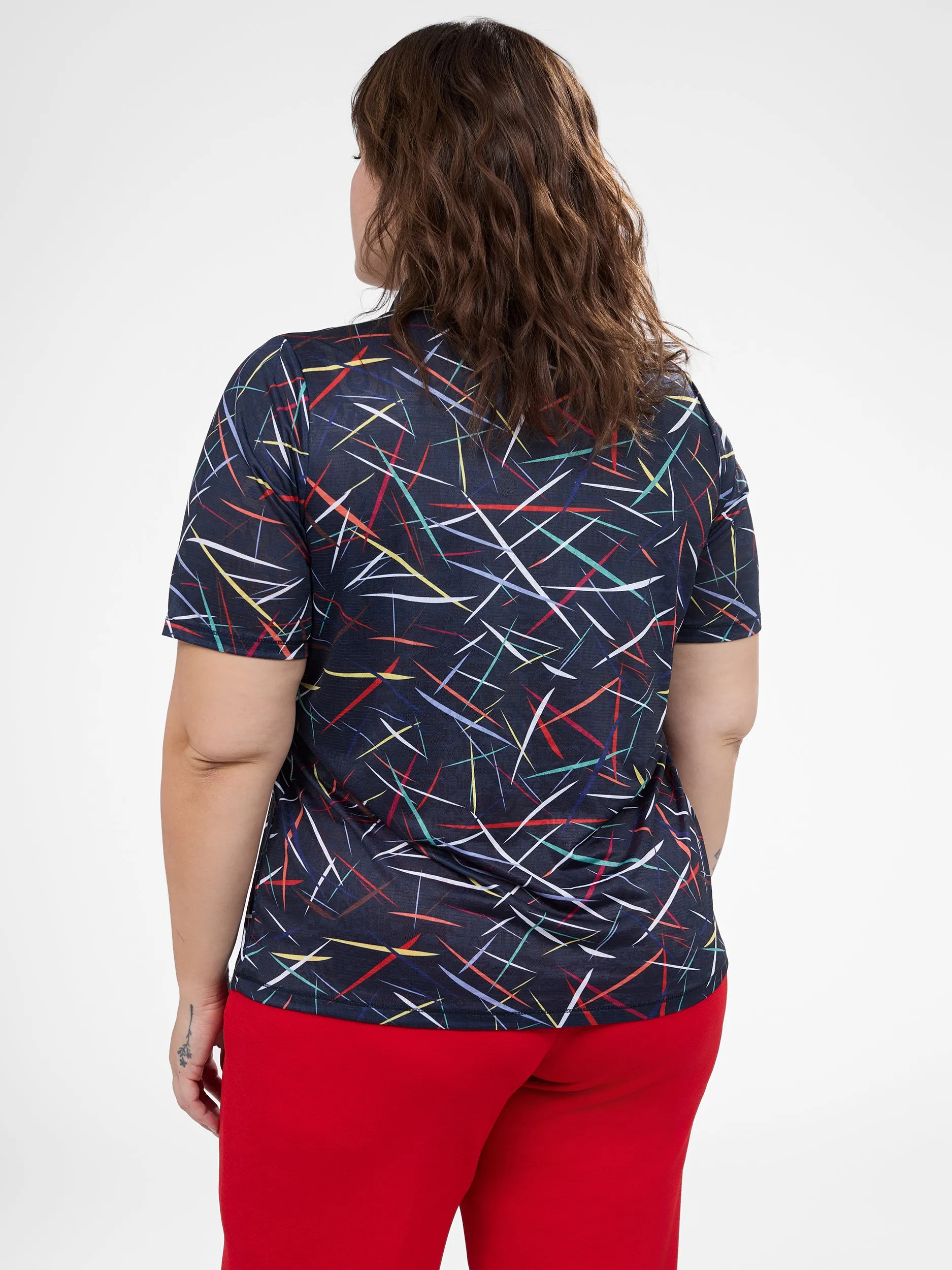 Short-sleeve semi-fitted t-shirt sold by Claire France product image thumbnail 3