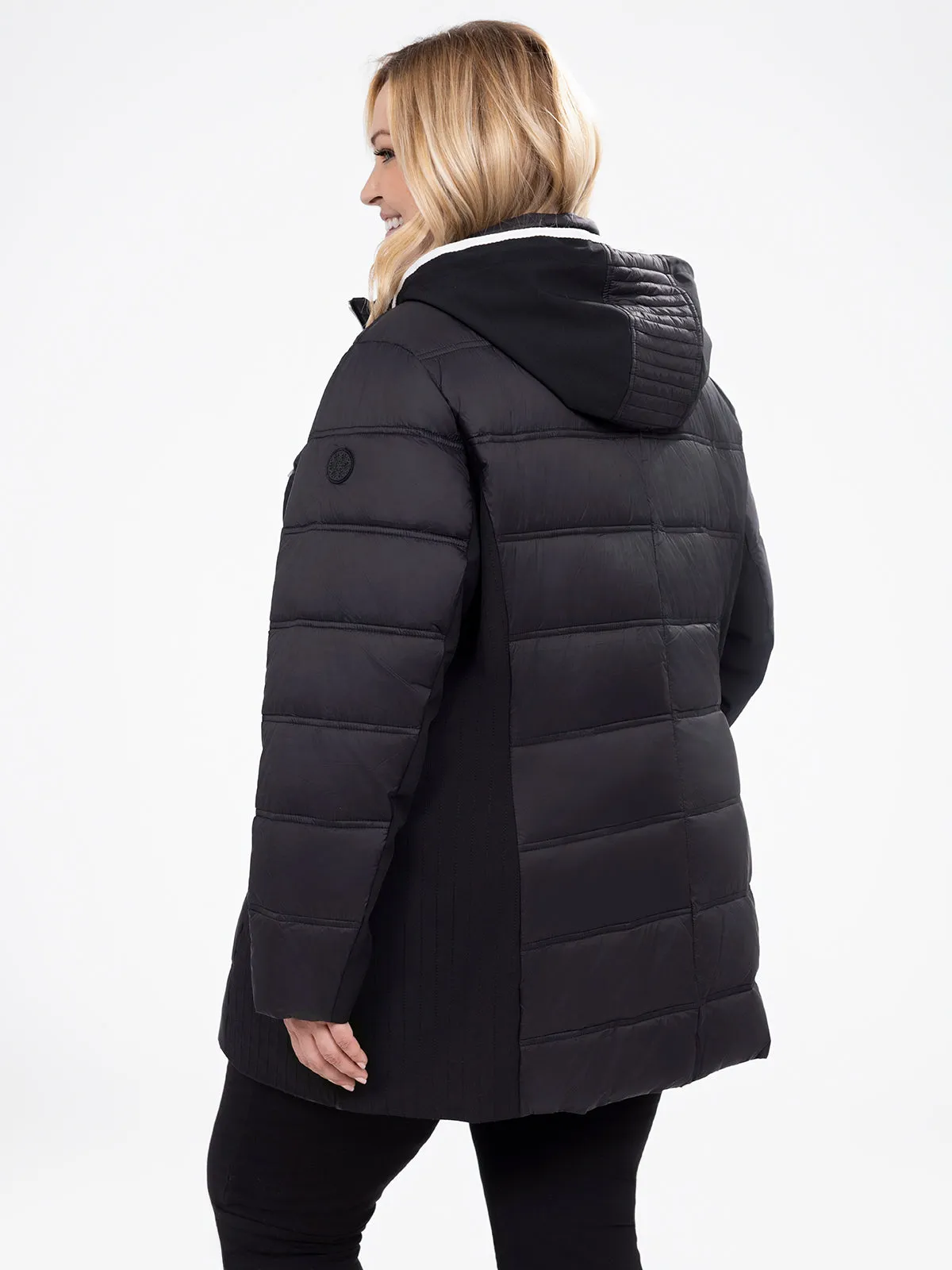 Short semi-fitted coat sold by Claire France product image thumbnail 4