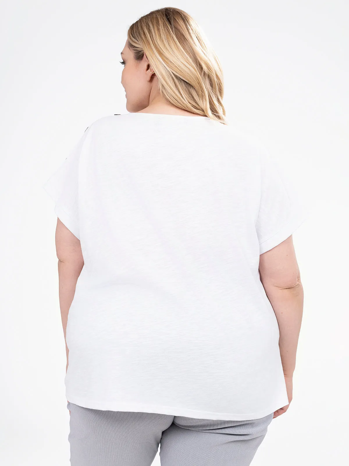 Short-sleeve flared tunic sold by Claire France product image thumbnail 4