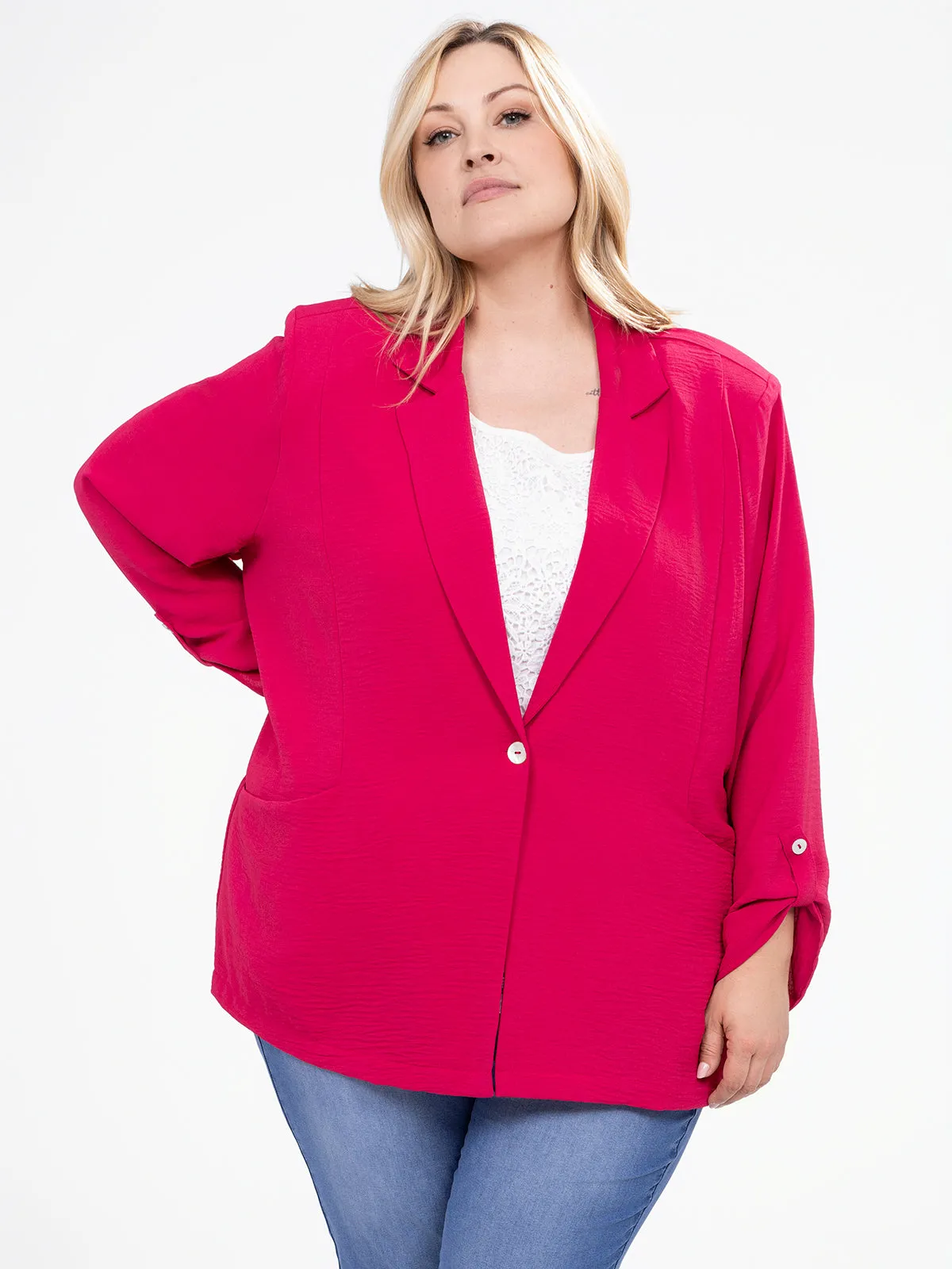 Semi-fitted blazer sold by Claire France product image thumbnail 5