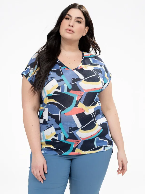 Loose short-sleeve t-shirt sold by Claire France