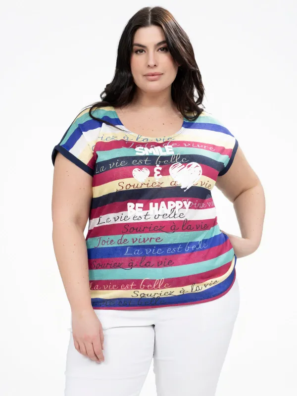Loose short-sleeve t-shirt sold by Claire France