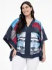 3/4-sleeve loose tunic sold by Claire France