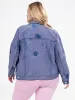 Long-sleeve fitted denim jacket sold by Claire France