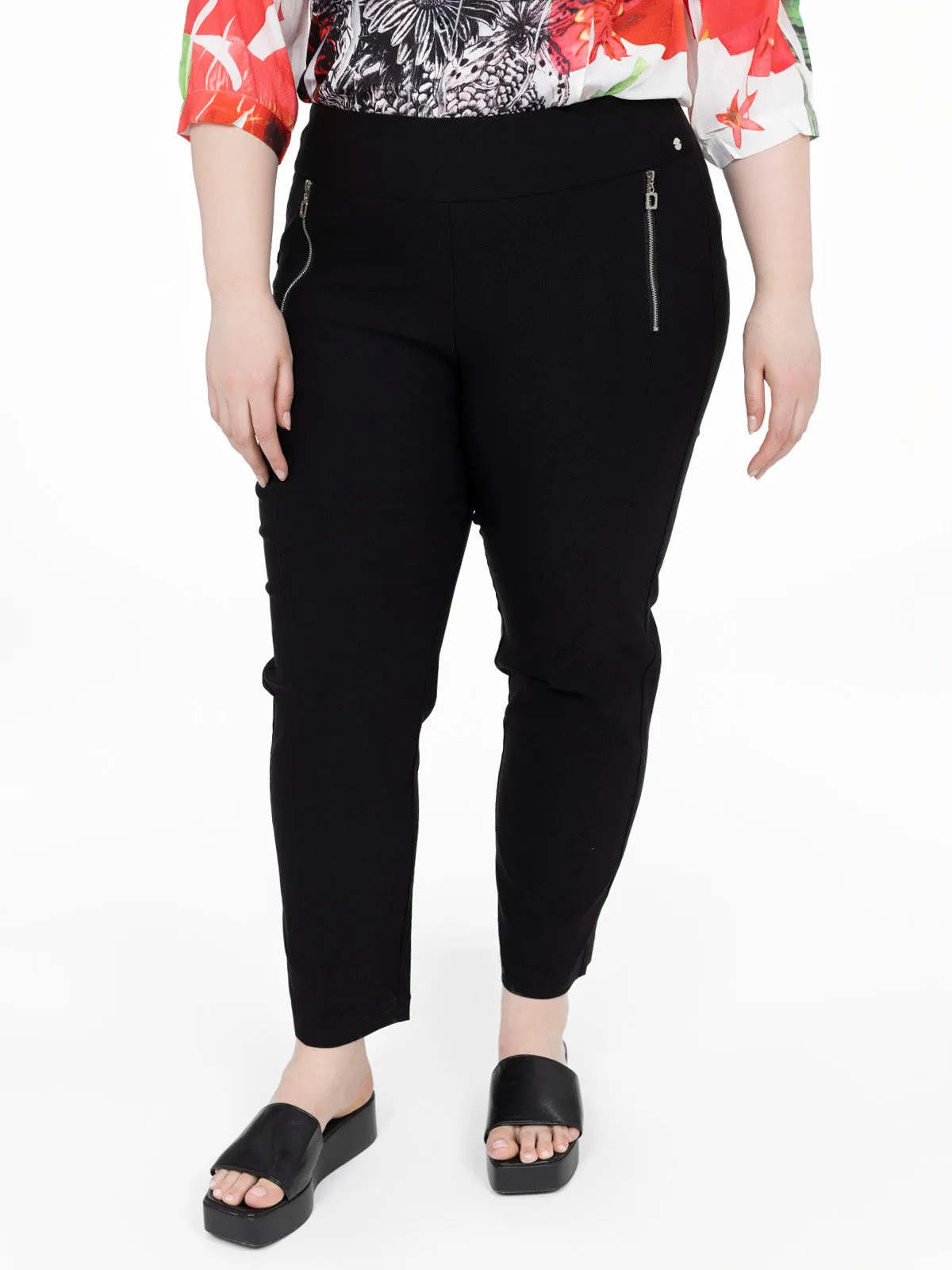 Straight fitted pull-on pant - Petite sold by Claire France product image thumbnail 2