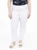 Straight fitted pull-on pant - Petite sold by Claire France