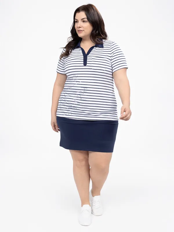 Short-sleeve semi-fitted t-shirt sold by Claire France