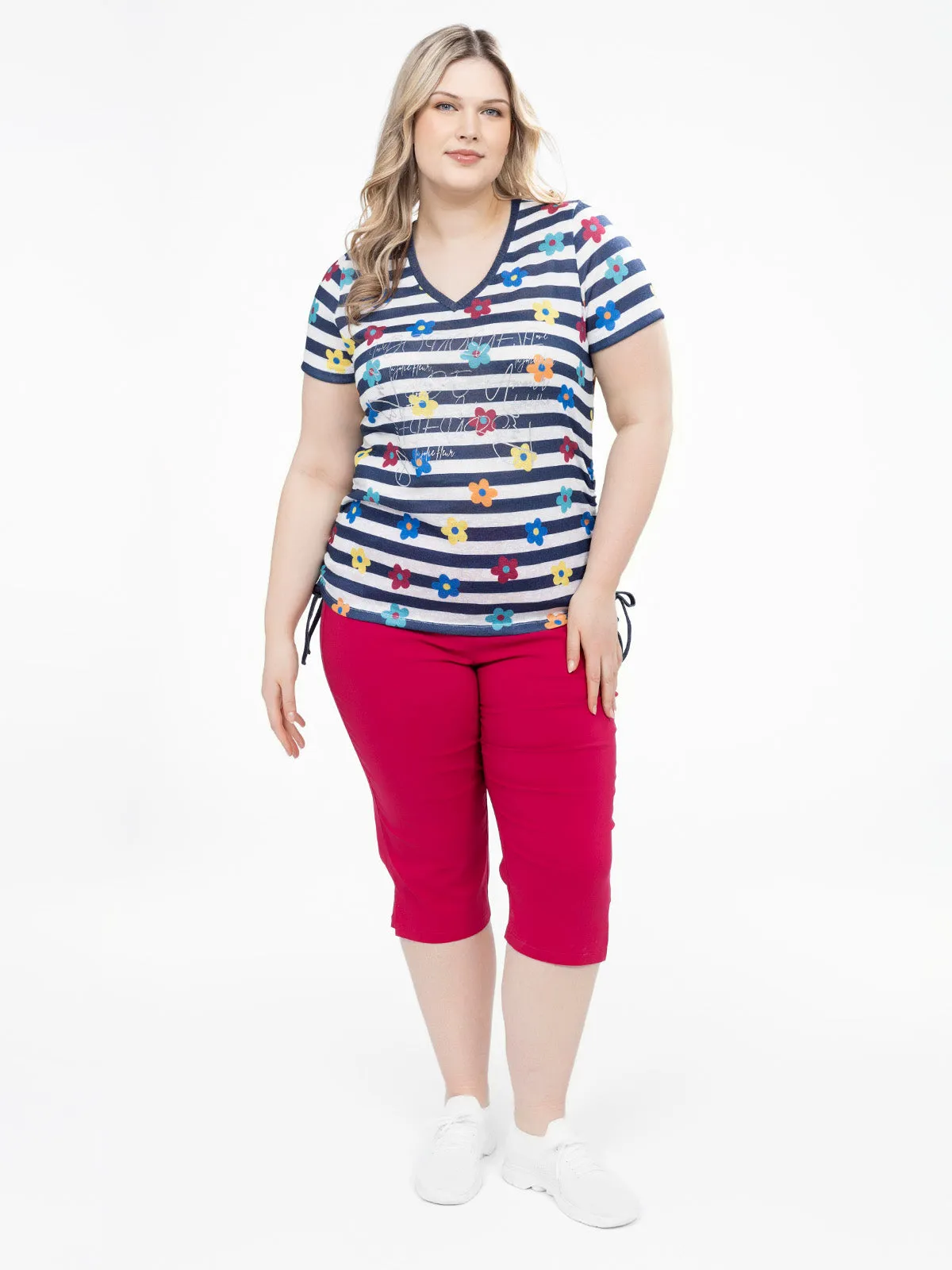 Short-sleeve semi-fitted t-shirt sold by Claire France product image thumbnail 2