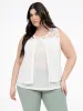 Sleeveless semi-fitted tunic sold by Claire France