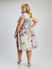 Flared midi knit dress sold by Claire France