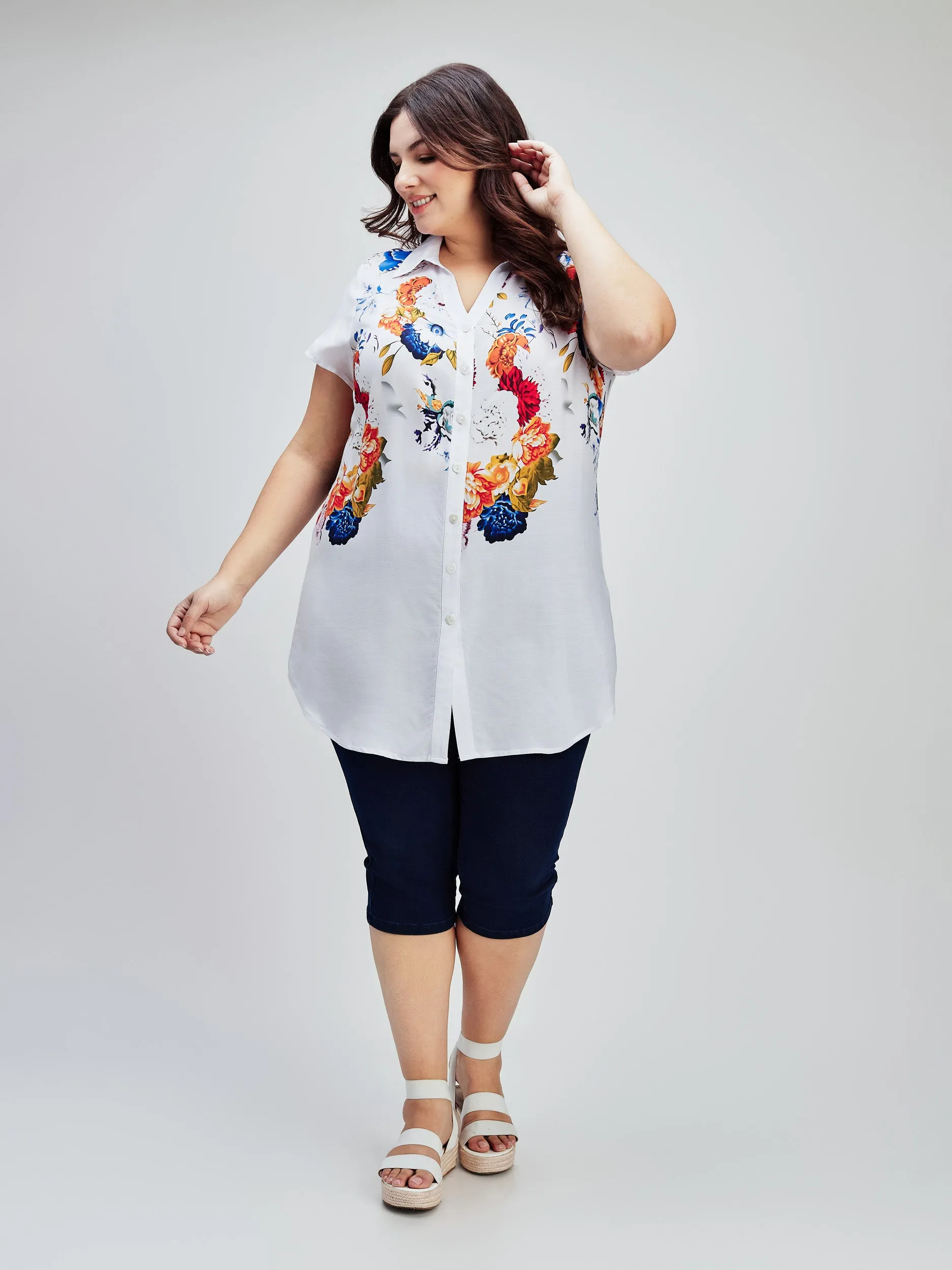 Short sleeve blouse sold by Claire France