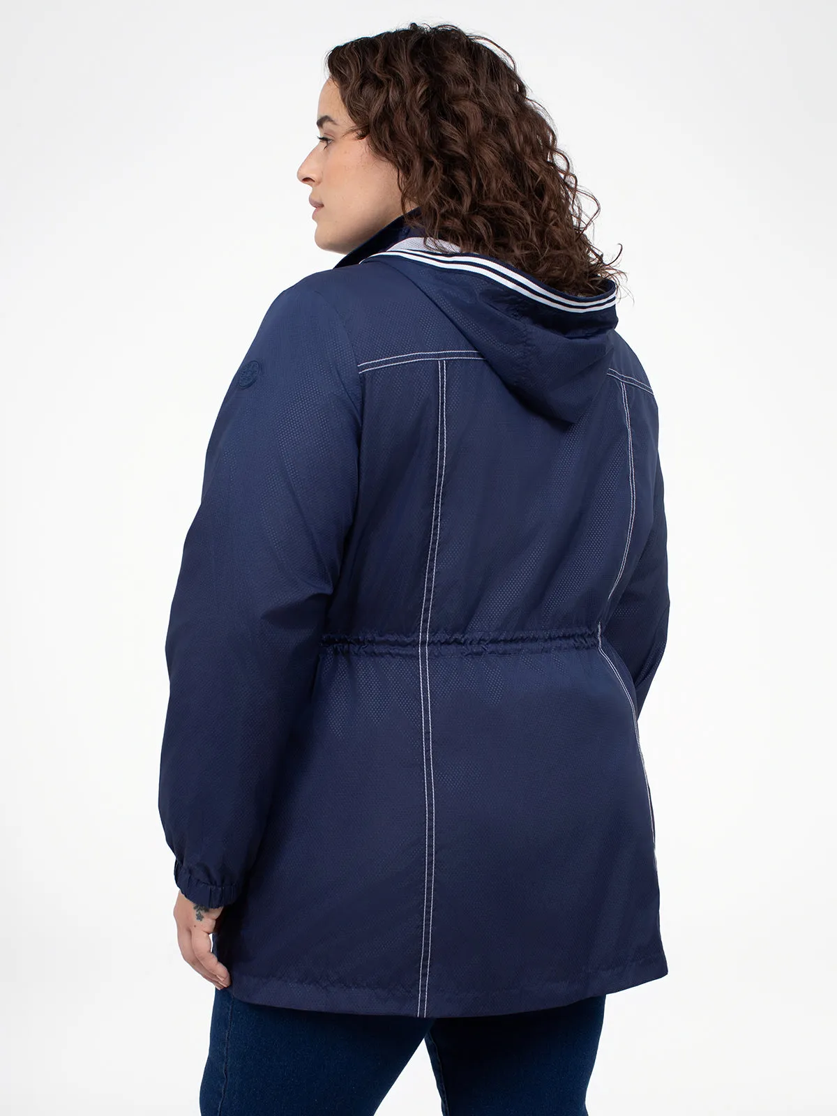 Long semi-fitted coat sold by Claire France product image thumbnail 3