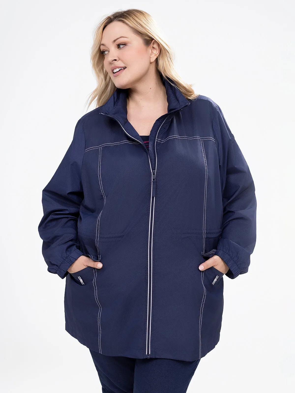 Long semi-fitted coat sold by Claire France product image thumbnail 4