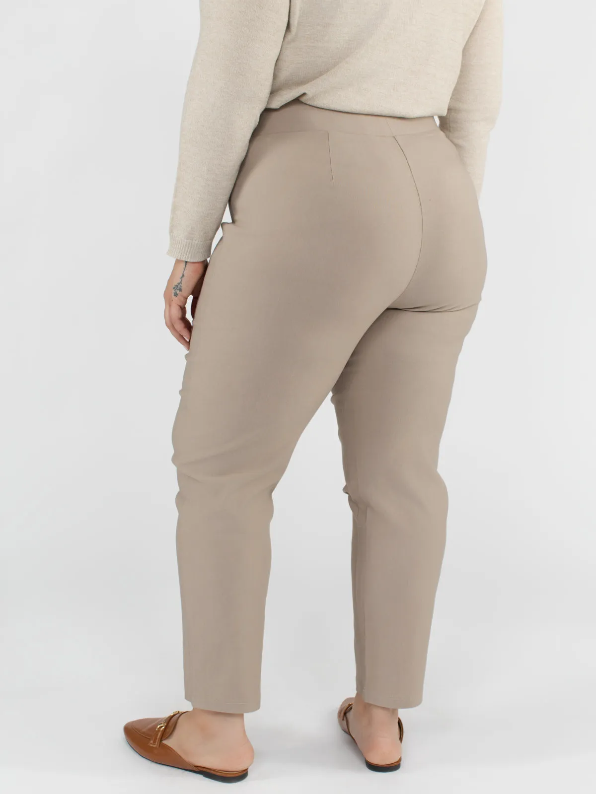 Straight fitted pull-on pant - Petite sold by Claire France product image thumbnail 3
