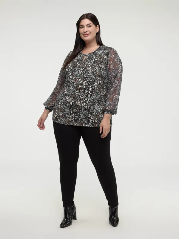 Long-sleeve semi-fitted t-shirt sold by Claire France