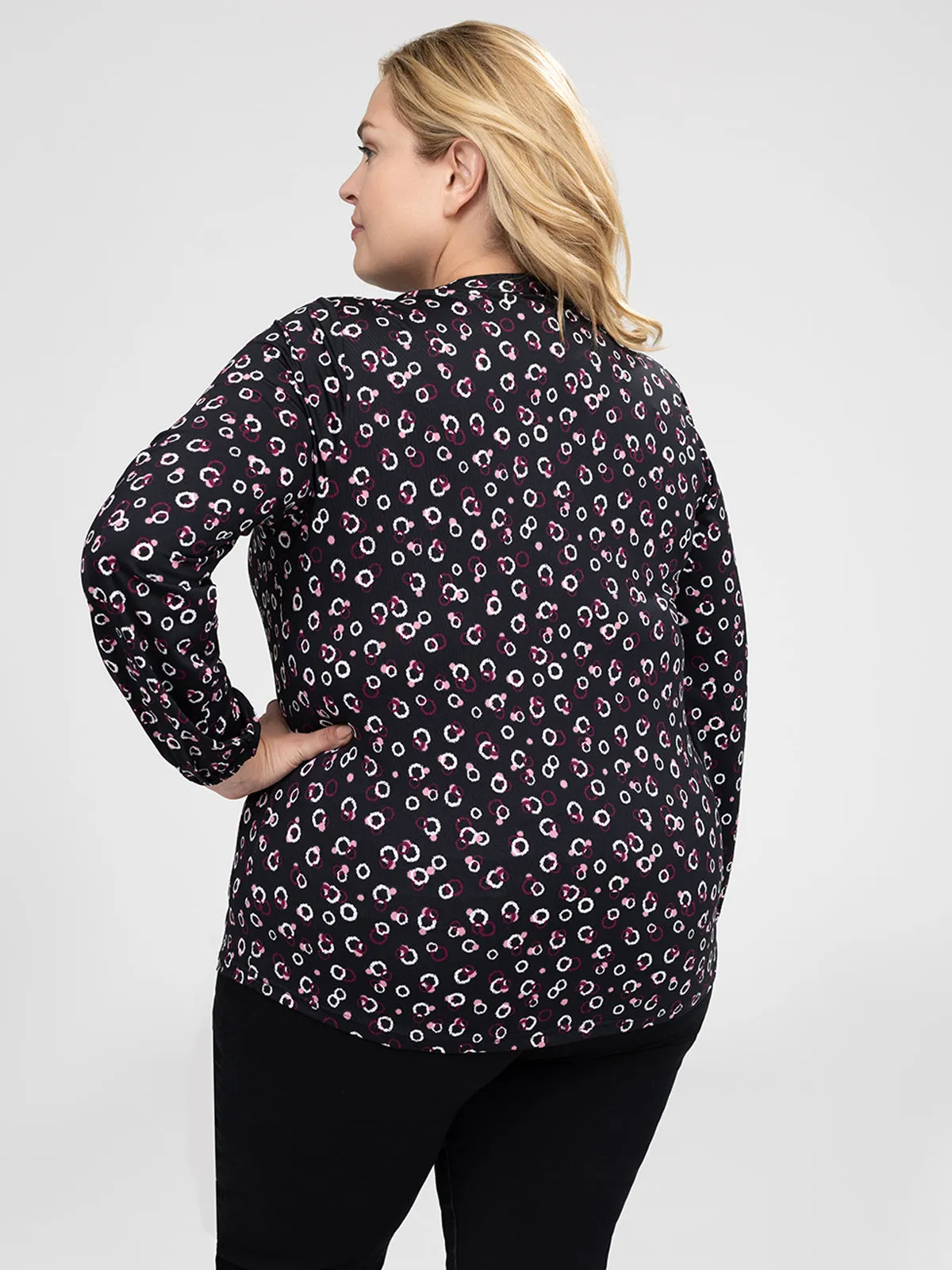 3/4-sleeve semi-fitted tunic sold by Claire France product image thumbnail 3