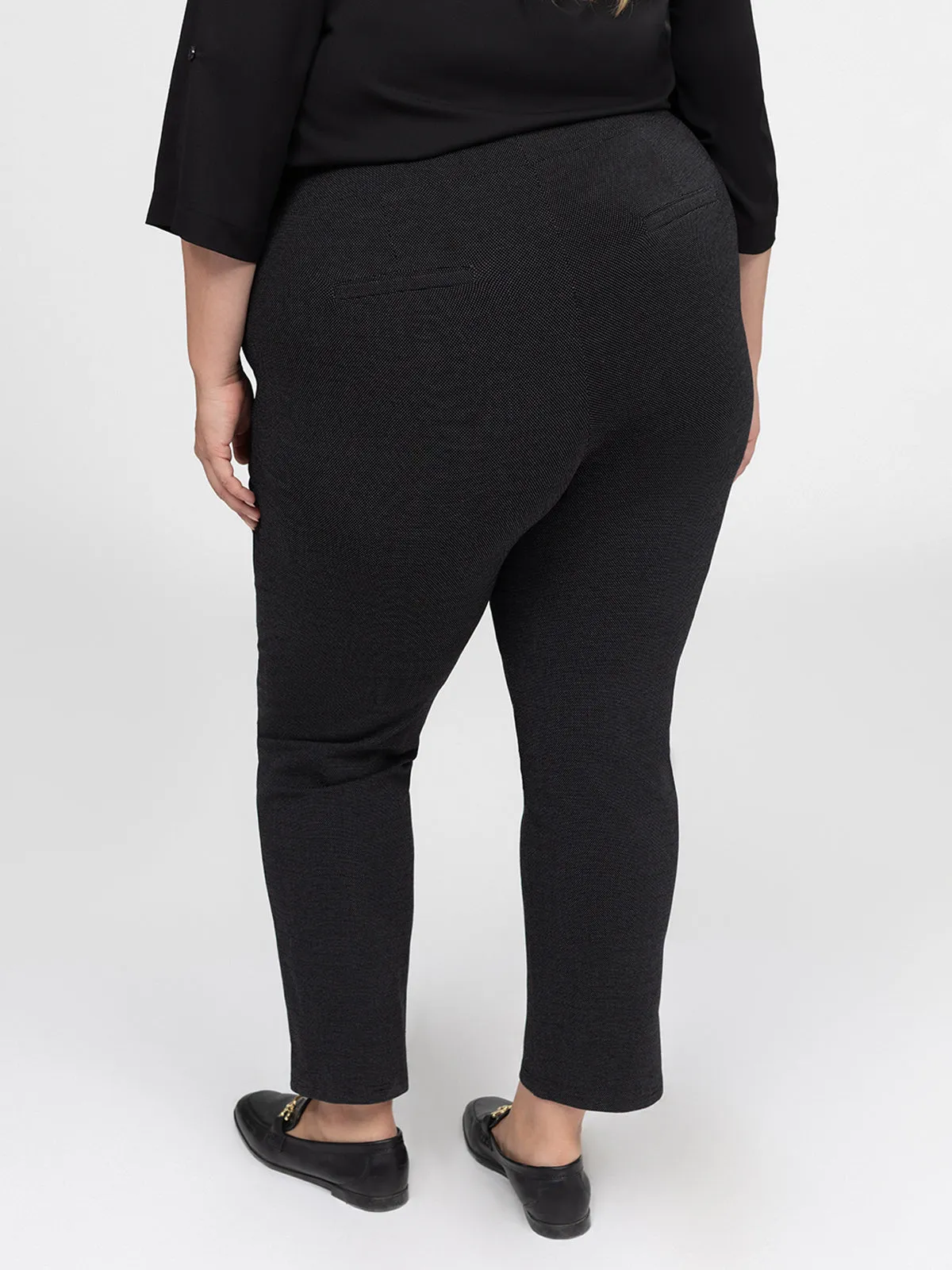 Straight semi-fitted pull-on pant - Petite sold by Claire France product image thumbnail 3