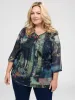 3/4-sleeve loose blouse sold by Claire France
