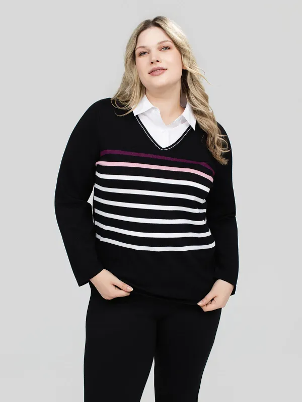 Long-sleeve fooler pullover weater sold by Claire France