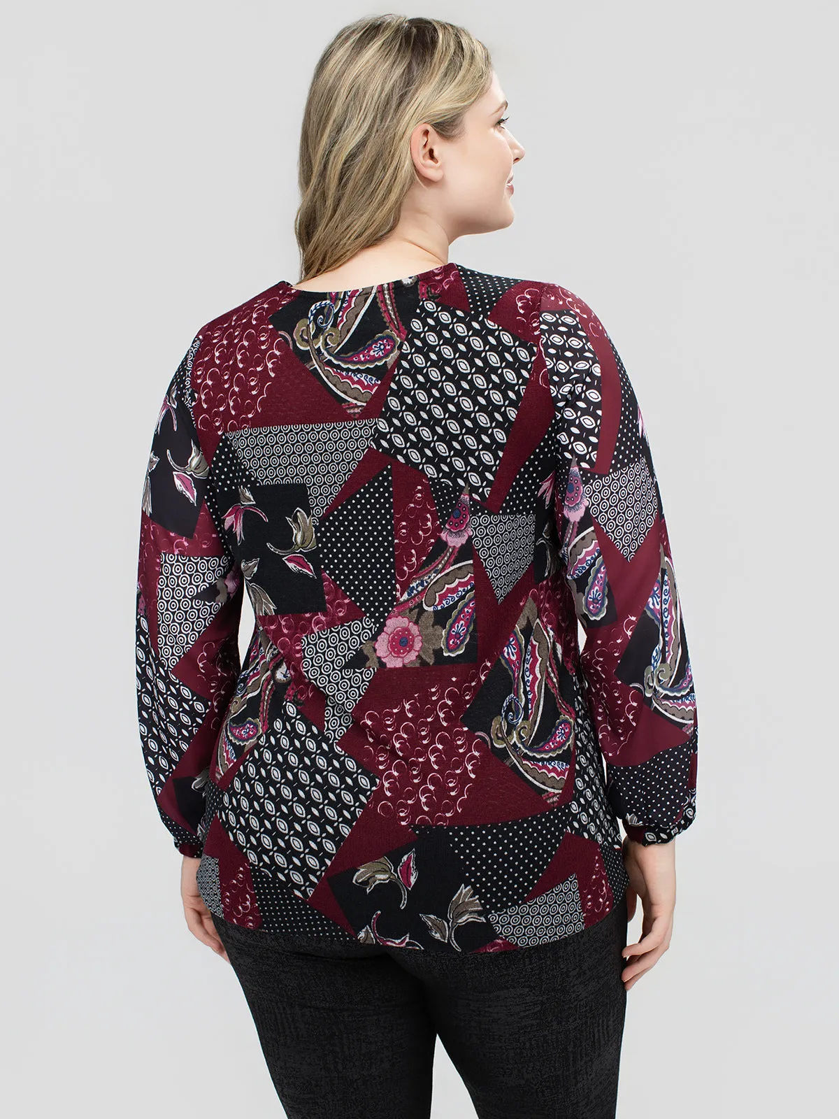 Long-sleeve semi-fitted t-shirt sold by Claire France product image thumbnail 3