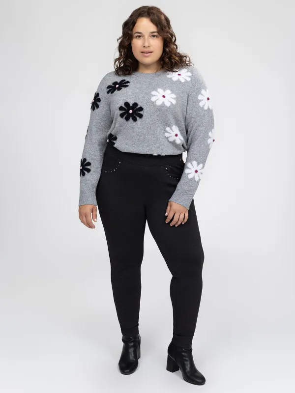 Pull-on pants sold by Claire France