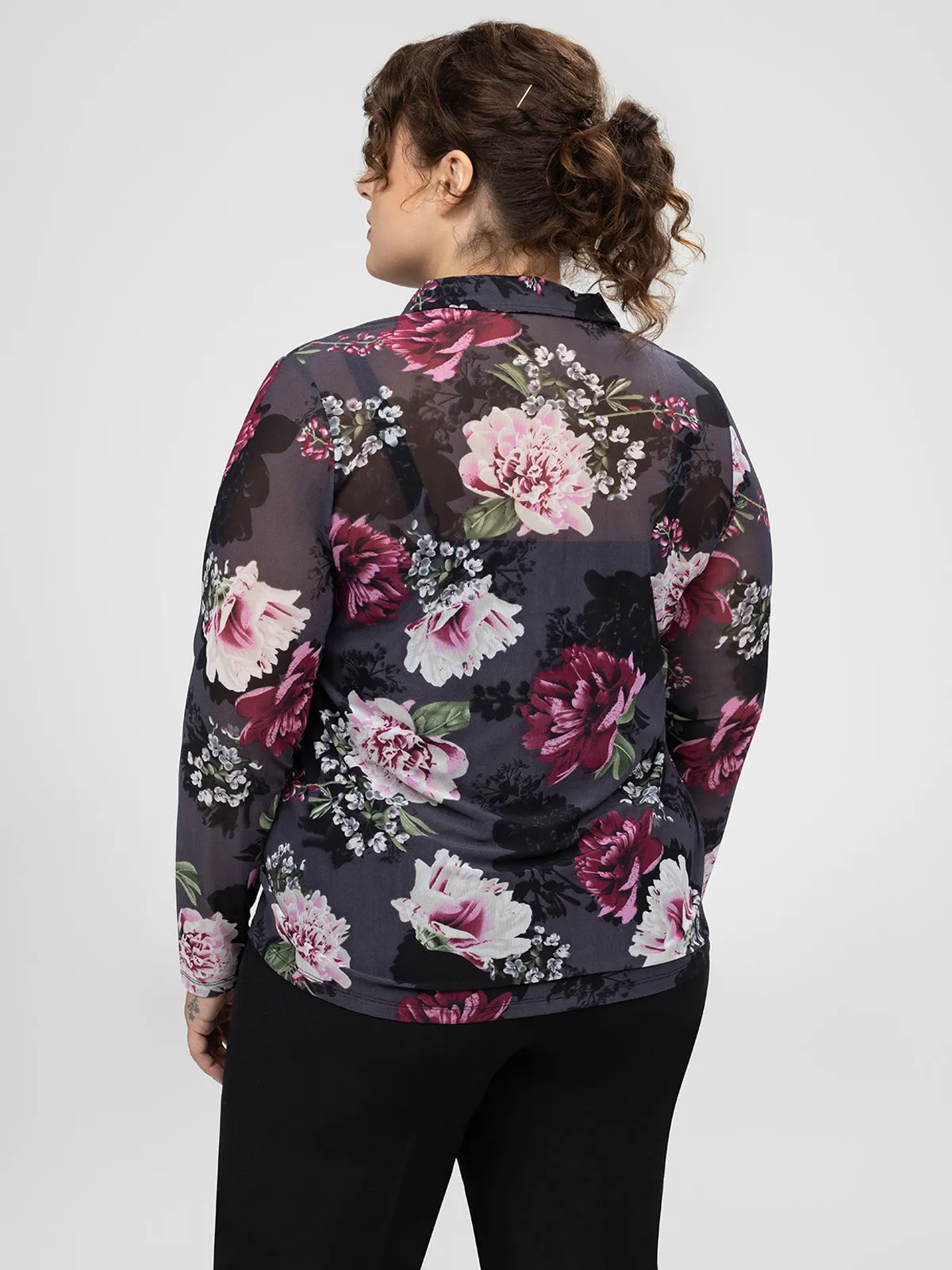 Long-sleeve blouse with buttons sold by Claire France product image thumbnail 3