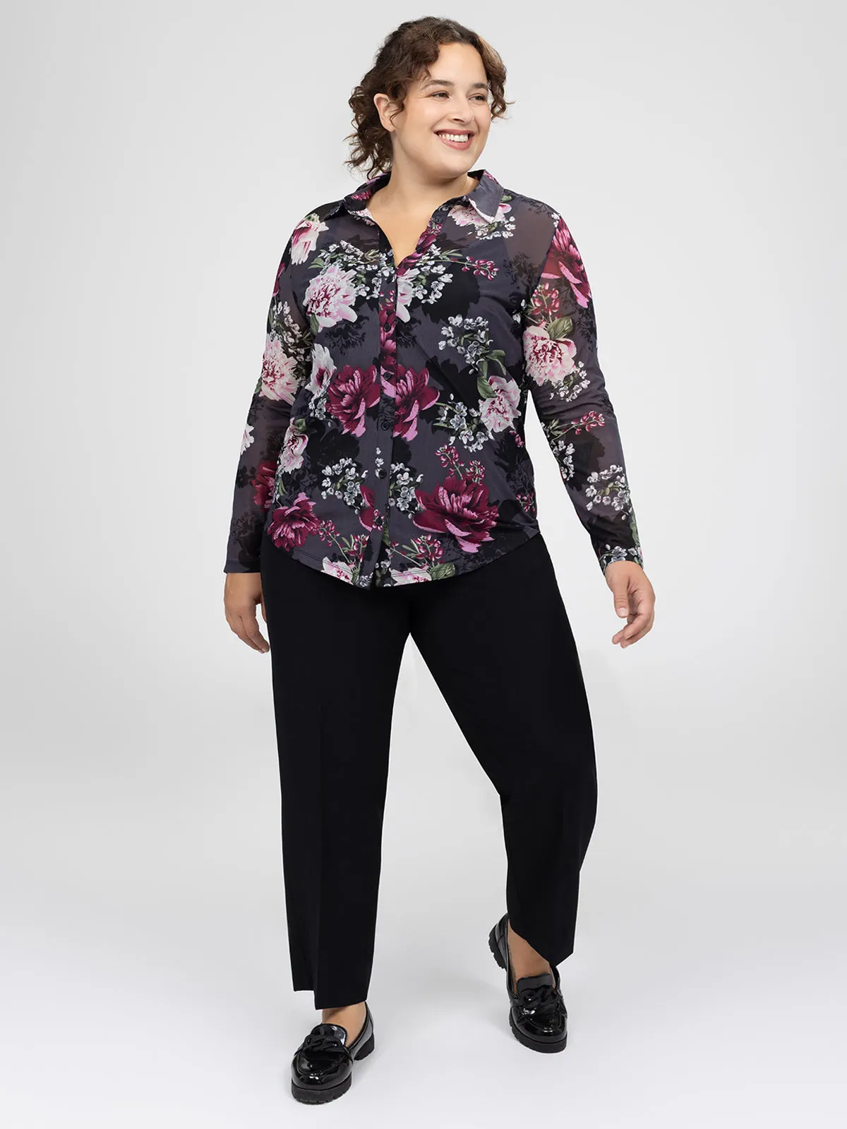 Long-sleeve blouse with buttons sold by Claire France