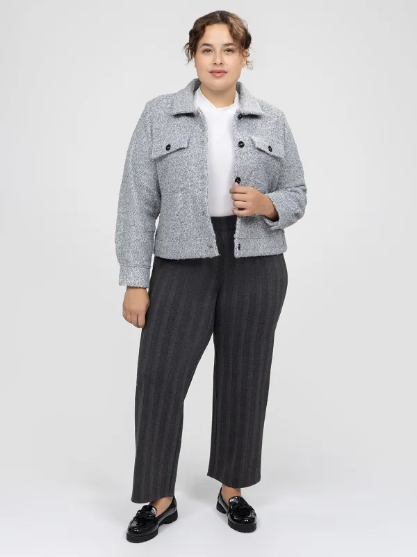 Wide-leg casual pull-on pant sold by Claire France