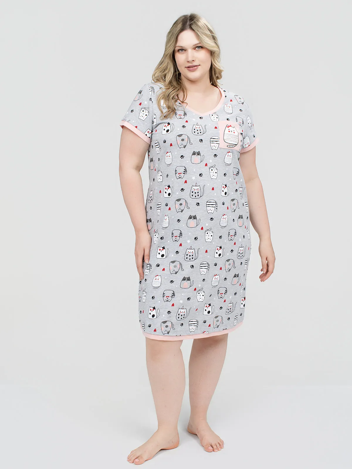 Straight nightgown sold by Claire France product image thumbnail 3