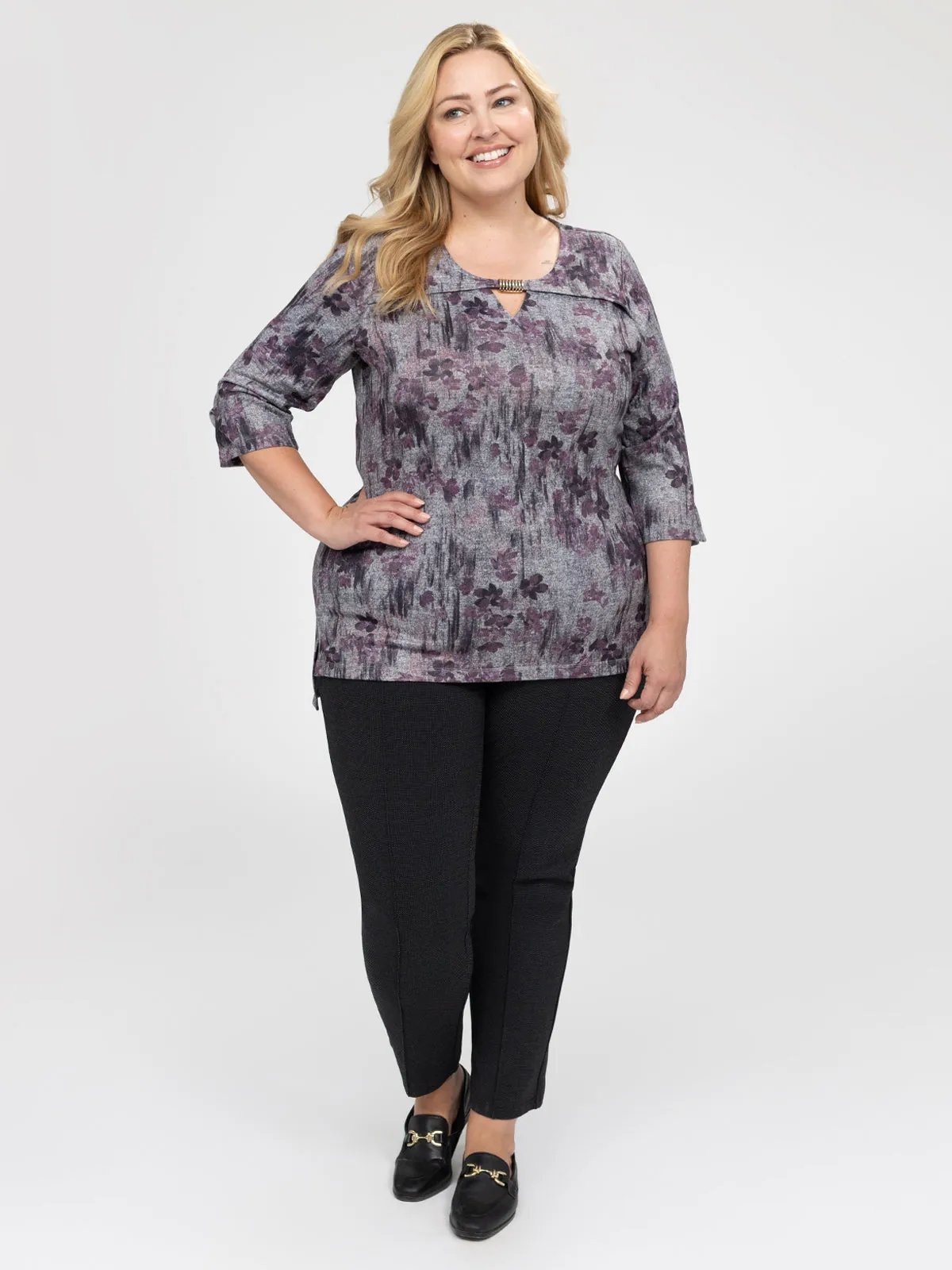 Long-sleeve knit tunic sold by Claire France product image thumbnail 2