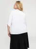 3/4-sleeve semi-fitted t-shirt sold by Claire France