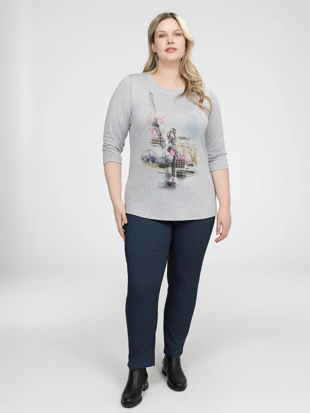 3/4-sleeve t-shirt sold by Claire France product image thumbnail 2