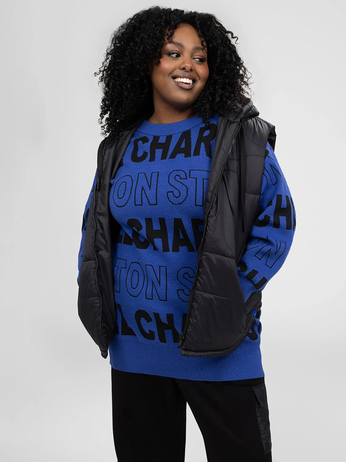 Loose lounge vest sold by Claire France product image thumbnail 2