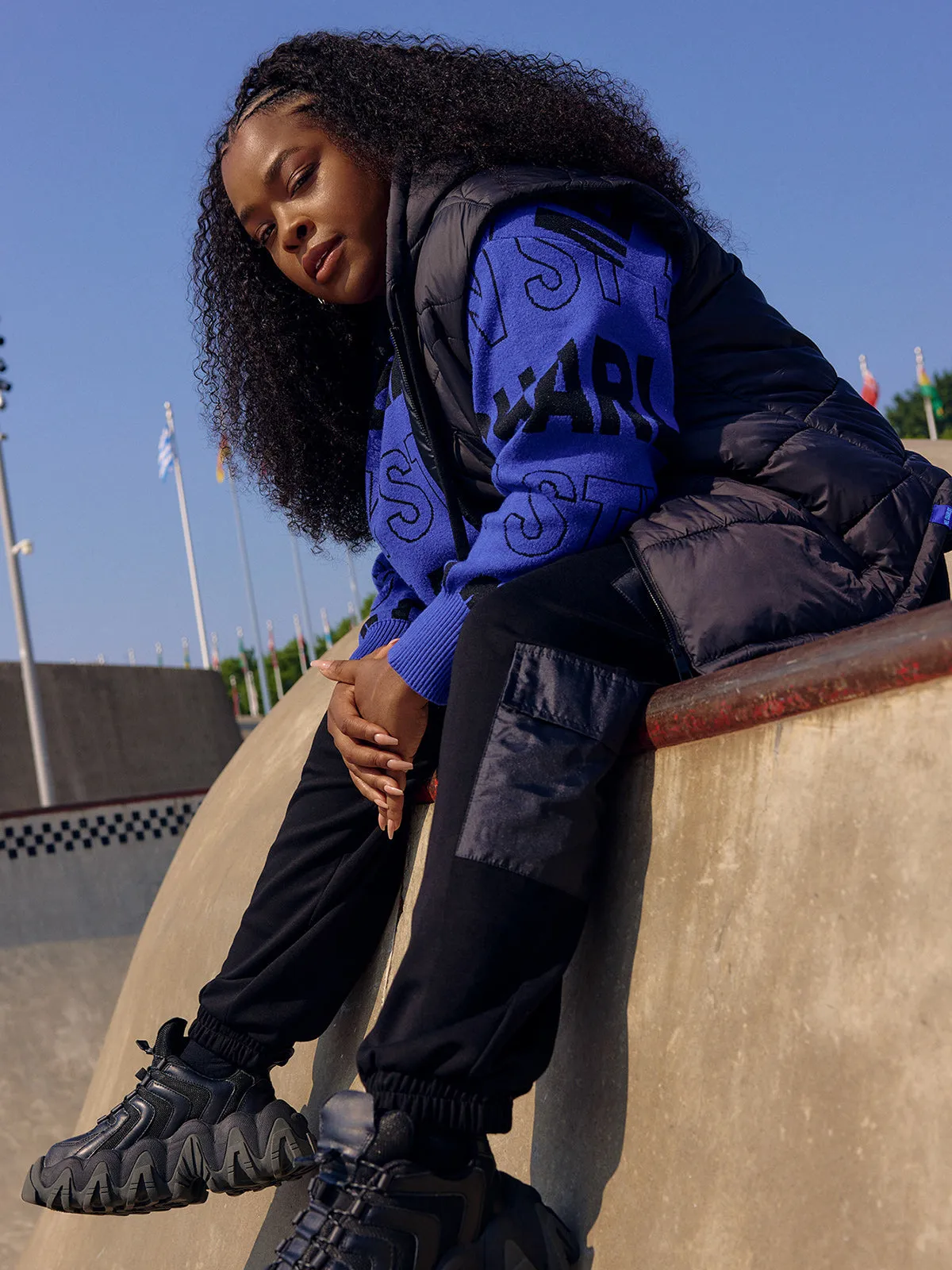 Loose lounge vest sold by Claire France