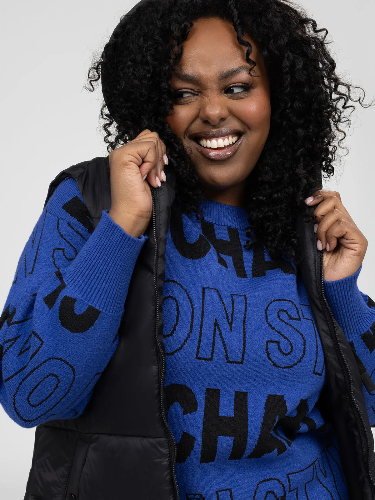 Loose lounge vest sold by Claire France product image thumbnail 3