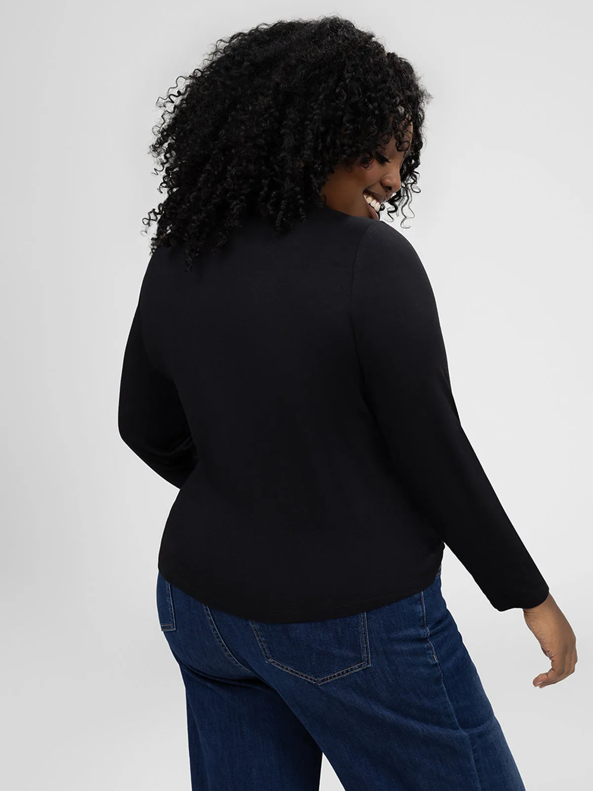 Long-sleeves fitted t-shirt sold by Claire France product image thumbnail 3