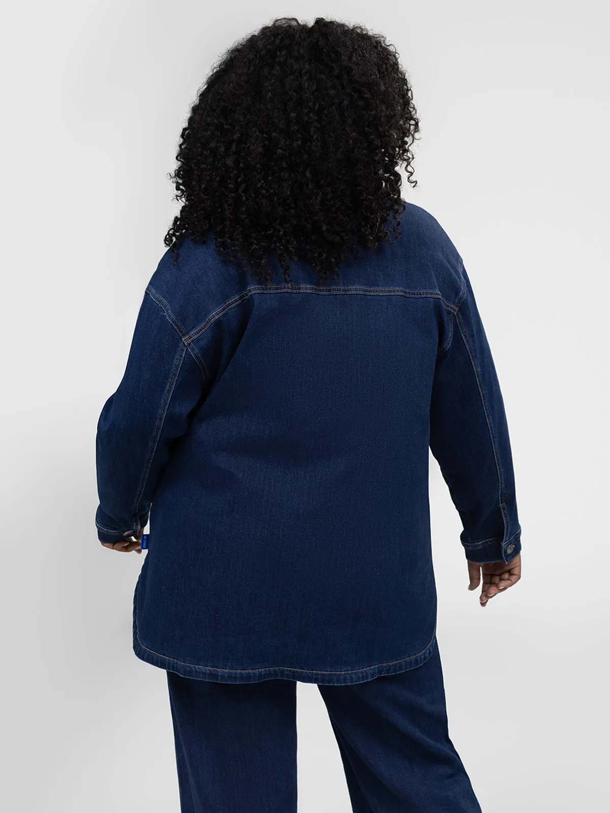 Long-sleeve denim jacket sold by Claire France product image thumbnail 4