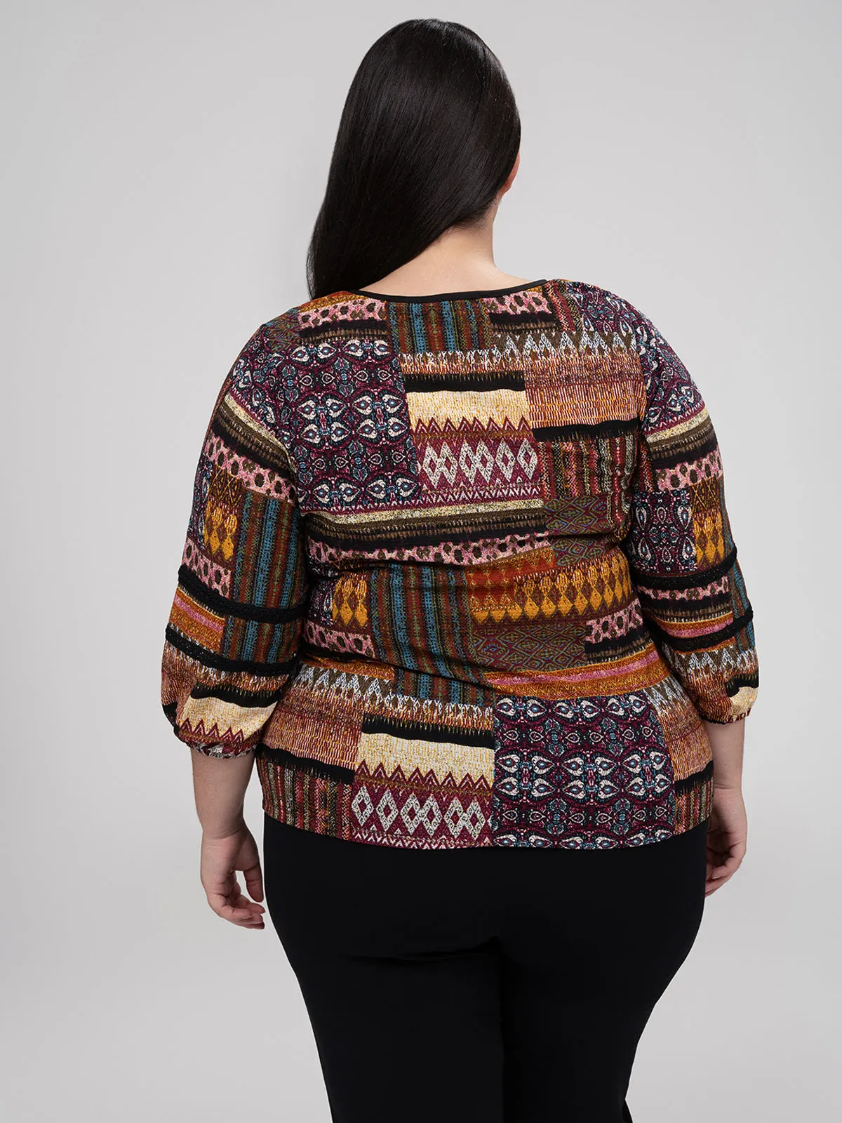 3/4-sleeve fitted t-shirt sold by Claire France product image thumbnail 3