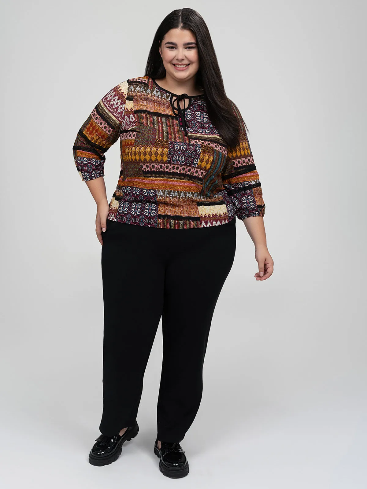 3/4-sleeve fitted t-shirt sold by Claire France product image thumbnail 2