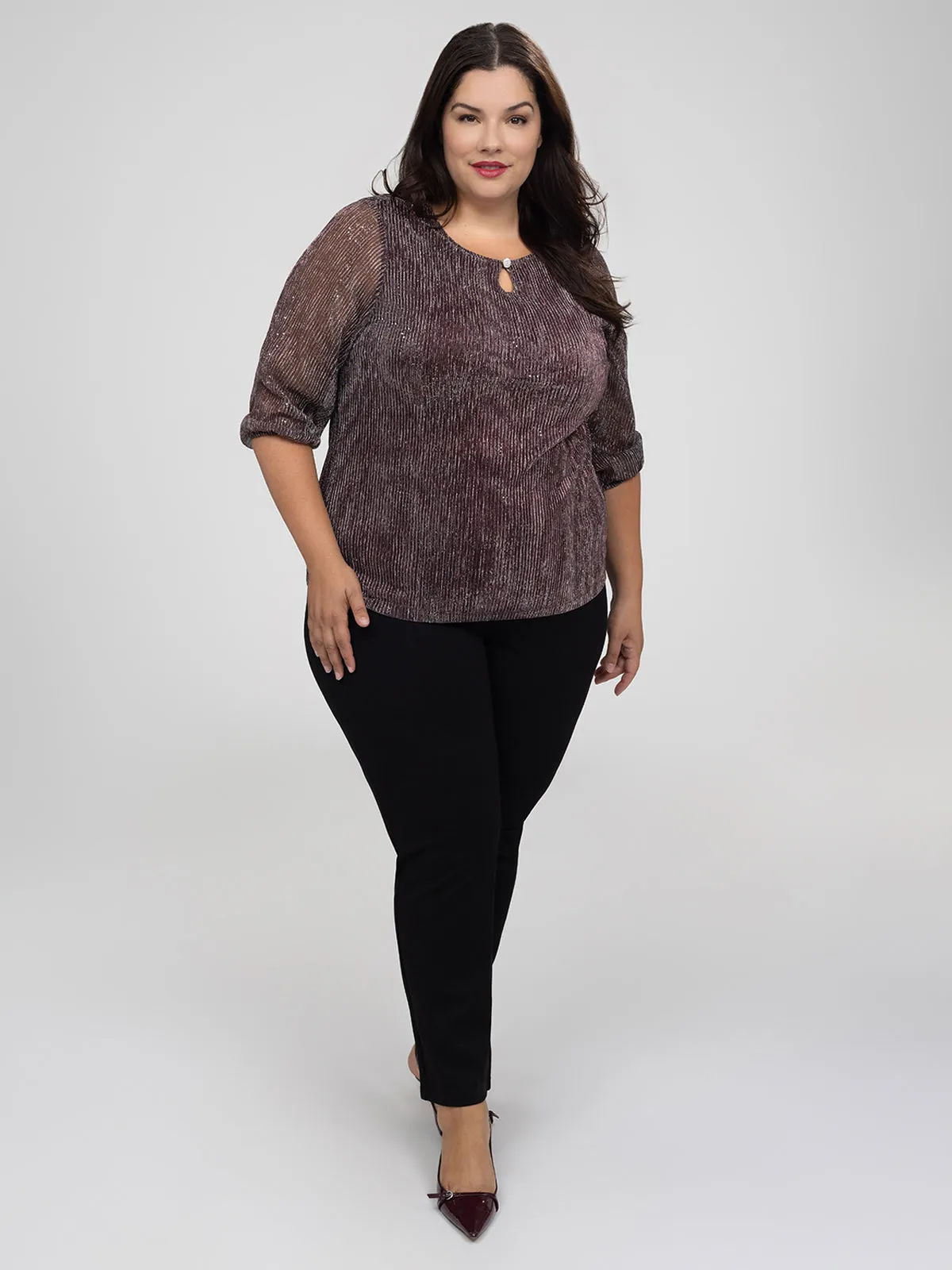 3/4-sleeve loose t-shirt sold by Claire France product image thumbnail 2