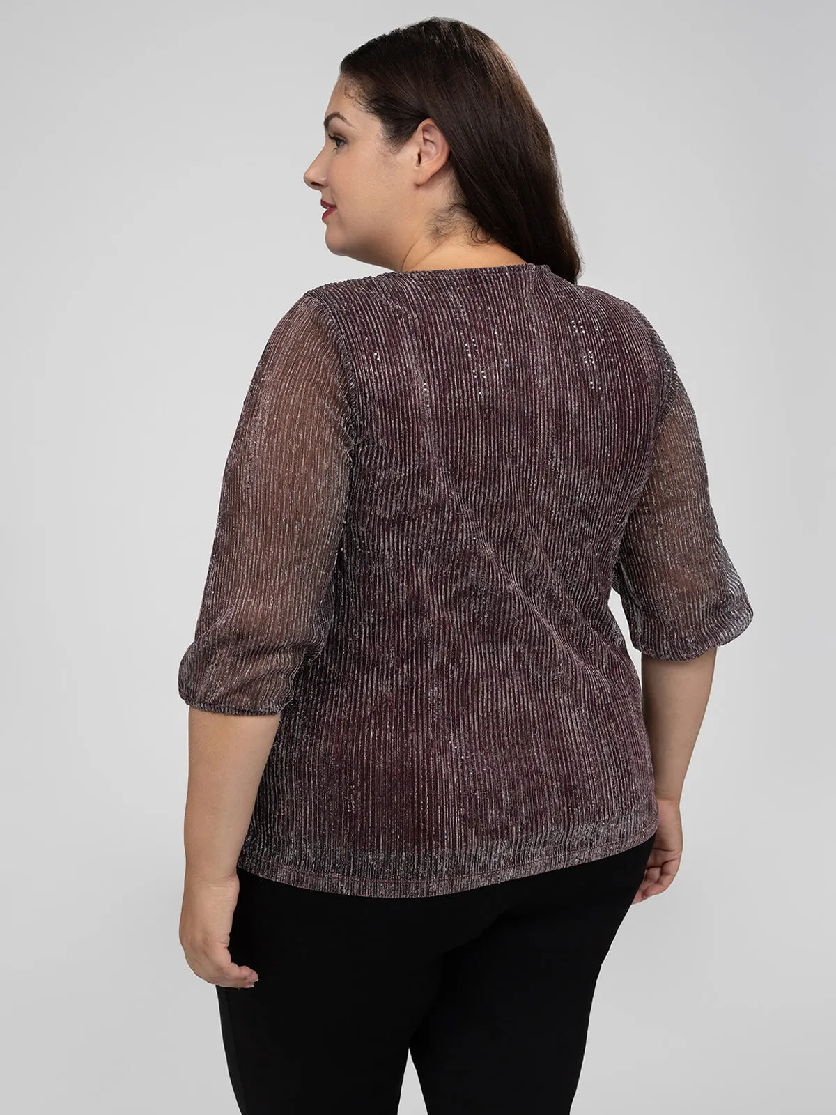 3/4-sleeve loose t-shirt sold by Claire France product image thumbnail 4