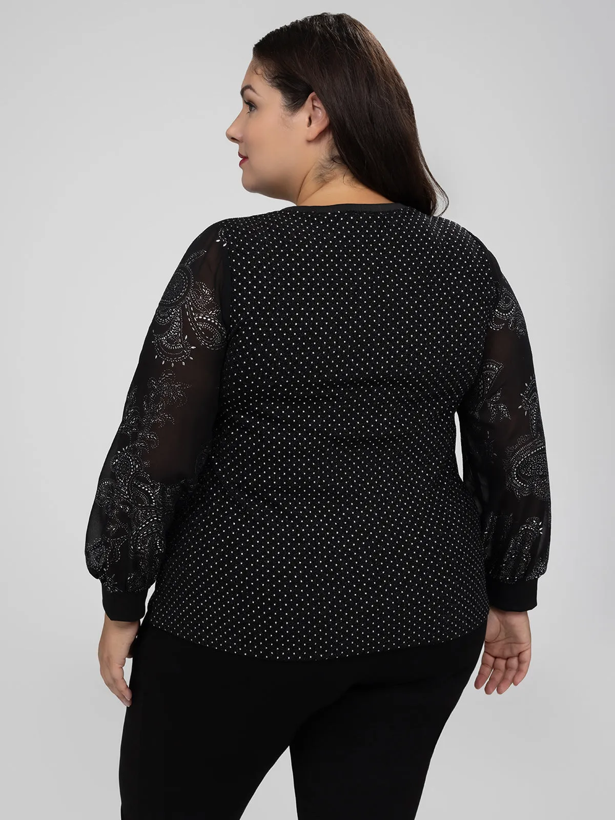 Long-sleeve flared tunic sold by Claire France product image thumbnail 3