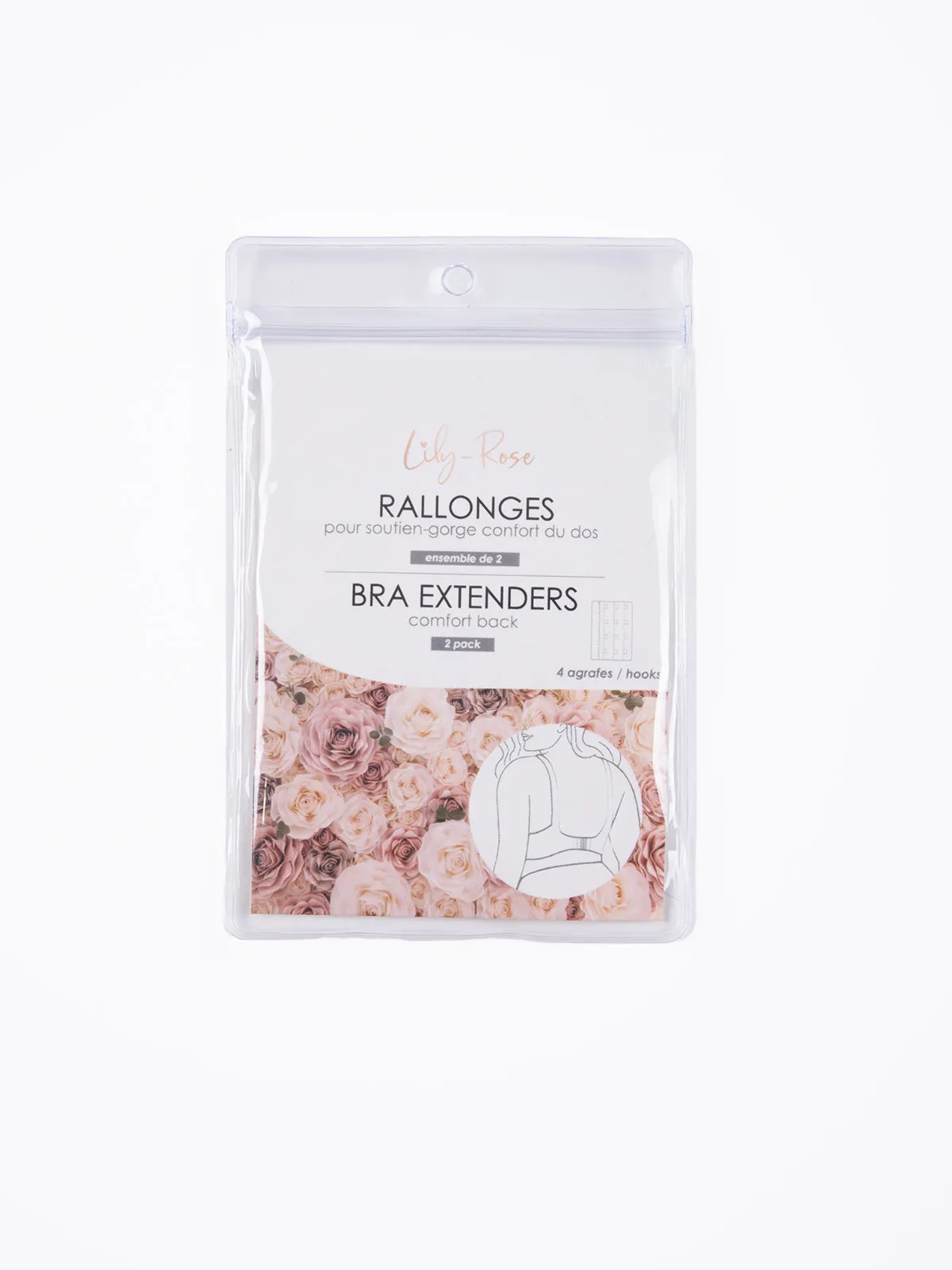 Set of bra extenders sold by Claire France