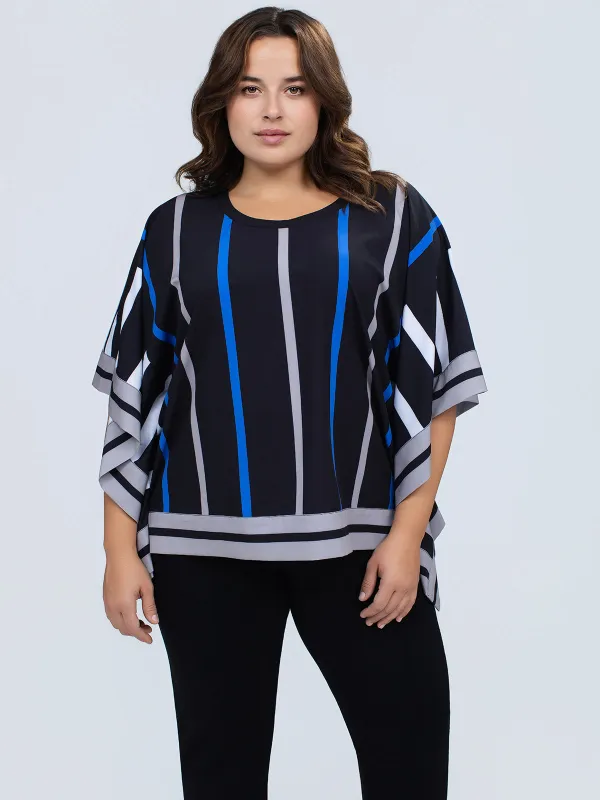 Loose short-sleeve t-shirt made by Claire France