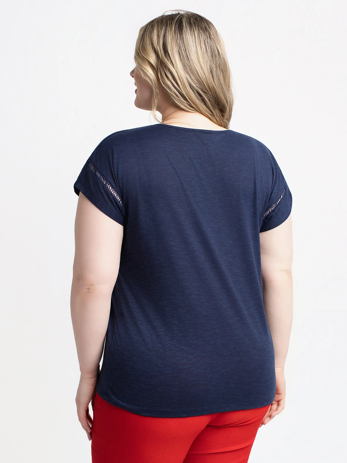 Loose short-sleeve t-shirt sold by Claire France product image thumbnail 3