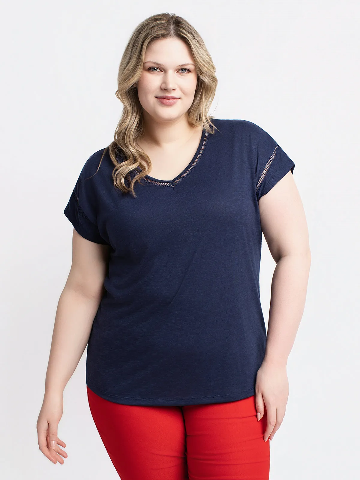 Loose short-sleeve t-shirt sold by Claire France