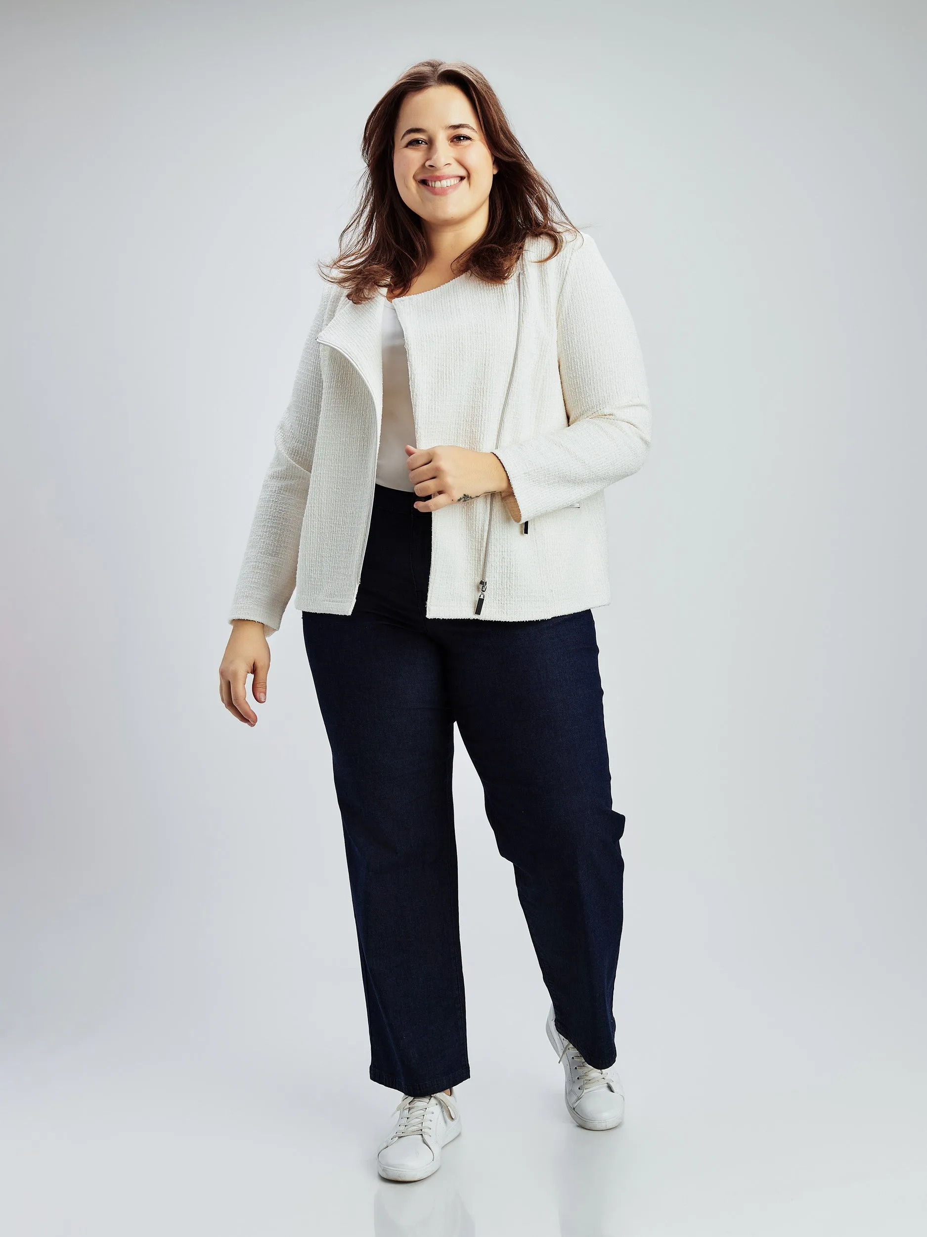 Knit jacket sold by Claire France