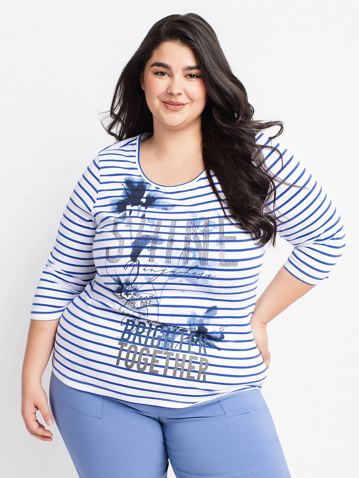 3/4-sleeve t-shirt sold by Claire France product image thumbnail 5