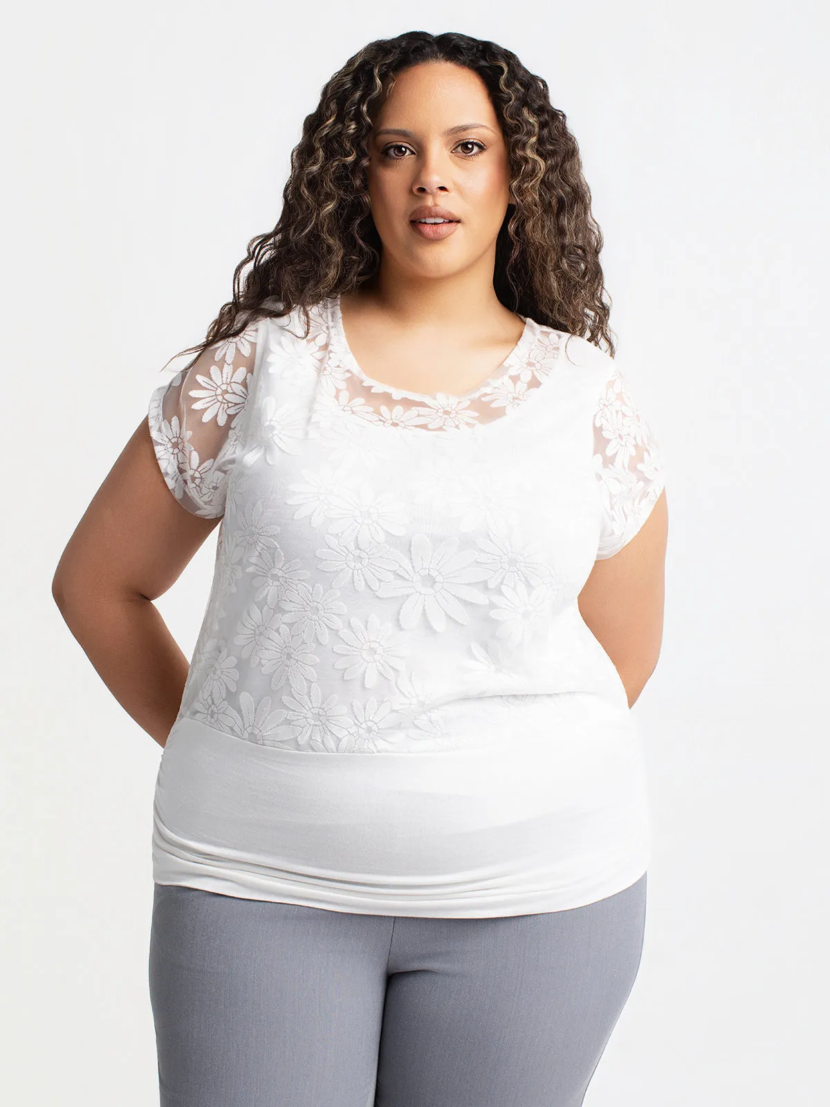 Loose short-sleeve t-shirt sold by Claire France